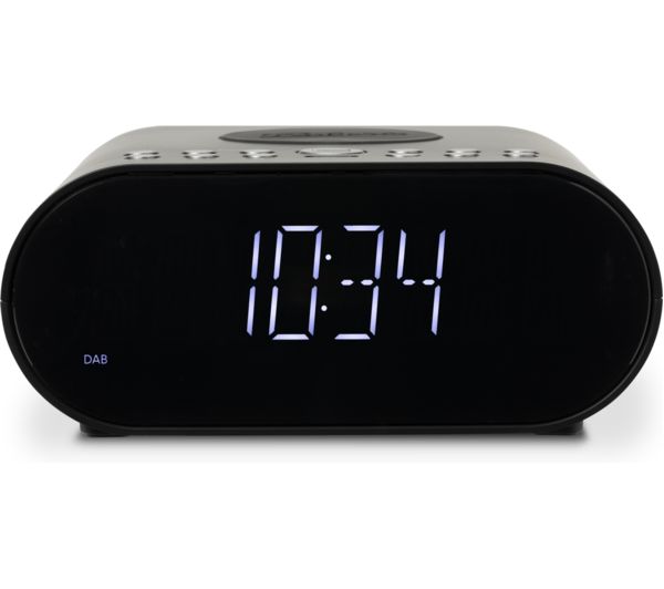 Ortus DAB Charge DAB+/FM Bluetooth Clock Radio - Black