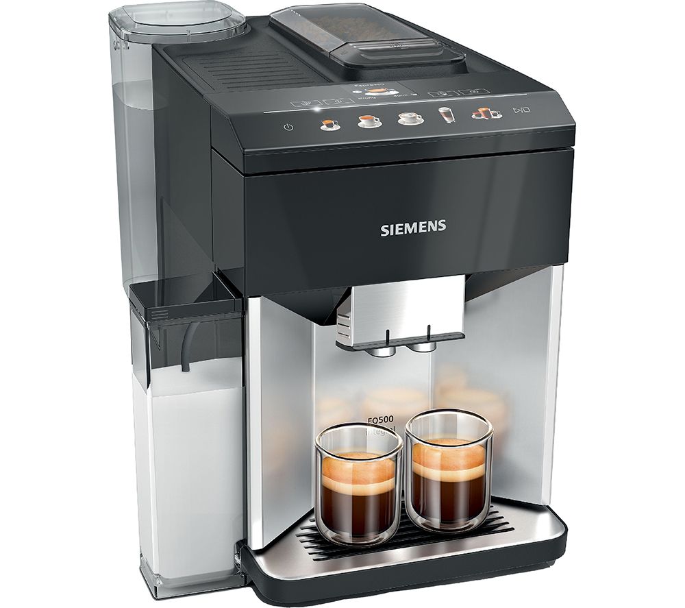 TQ513GB1 EQ500 Bean to Cup Fully Automatic Coffee Machine - Black & Stainless Steel