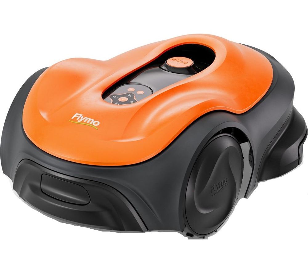 UltraLife 1500 Cordless Robot Lawn Mower - Black & Orange