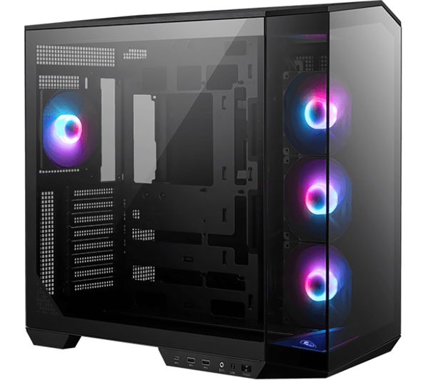 Msi Mag Pano 100r Pz Microatx Mid Tower Pc Case Black