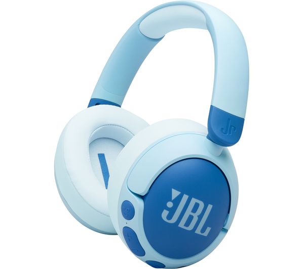 Jbl Junior 470nc Wireless Bluetooth Noise Cancelling Kids Headphones Blue