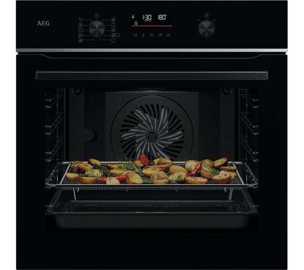 AEG 6000 SenseCook TS6PB521AB Electric Pyrolytic Oven - Black