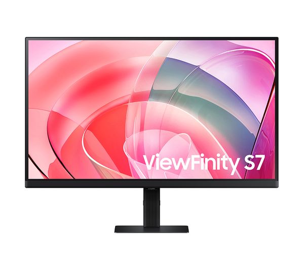 An image of SAMSUNG ViewFinity S7 LS27D700EAUXXU 4K Ultra HD 27" IPS LCD Refurbished Monitor - Black (Excellent Condition)