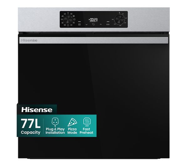 Hisense Hi2 Bi622axpguk Plug In Electric Oven Stainless Steel Black