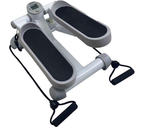 Viavito Mini Stepper With Resistance Bands Black