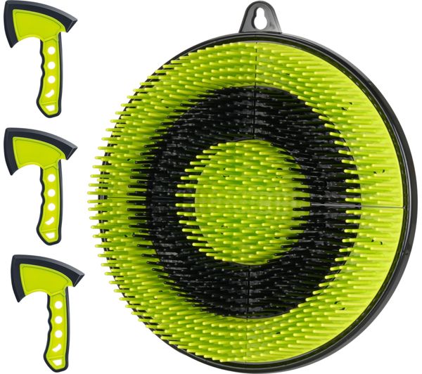 GOJI 12" Axe Throwing Dartboard Set