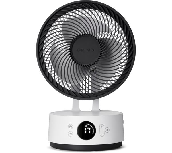 MEACO Sefte 8” Table Air Circulator Fan - White