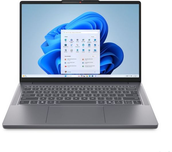 An image of LENOVO IdeaPad Slim 3 14" Refurbished Laptop - Intel® Core™ i5, 256 GB SSD, Luna Grey (Very Good Condition)