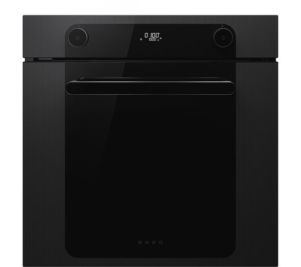 An image of SMEG SFP6201TBI Electric Pyrolytic Oven - Black