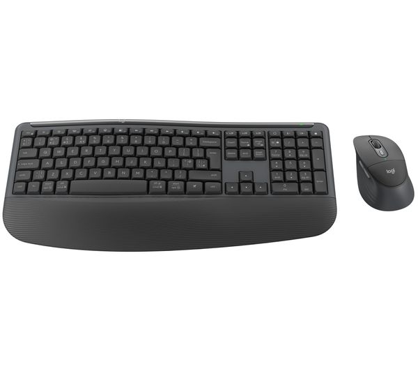 An image of LOGITECH Signature Comfort Plus MK880 Wireless Keyboard & Mouse Set - Graphite