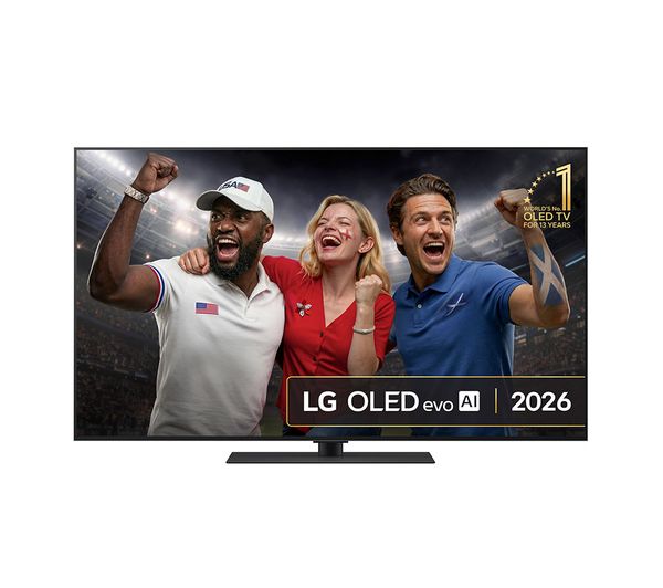 An image of LG G6 55" OLED AI 4K HDR Smart TV 2026 (Stand Version) - OLED55G66LS