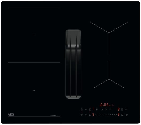 An image of AEG TT64CB00CB 60 cm Vented Electric Induction Hob - Black
