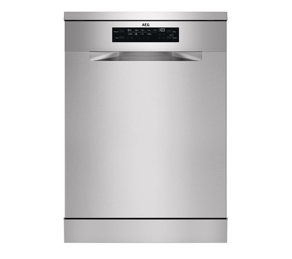 An image of AEG 7000 Series GlassCare FFB75727PM Full-size Dishwasher