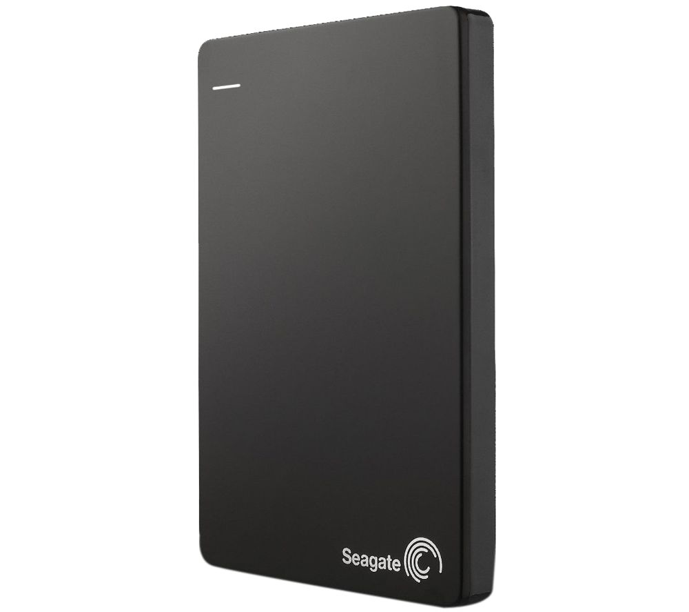 SEAGATE Backup Plus Portable Hard Drive - 2 TB, Black, Black
