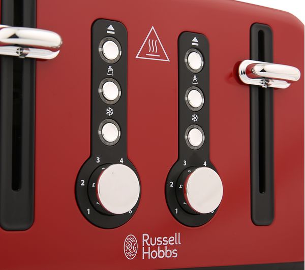 Buy RUSSELL HOBBS Windsor 22831 4Slice Toaster Red Free Delivery Currys
