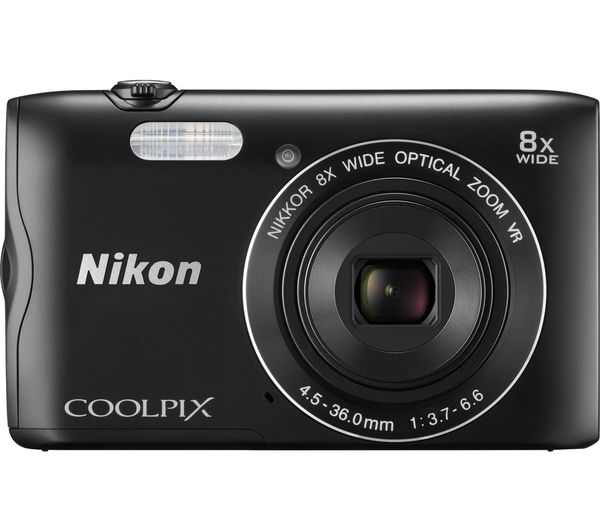 【C2236】 Nikon COOLPIX A300 ニコン クールピクス NIKON COOLPIX A300 Compact Camera - Black - VNA961E1 - Currys Business