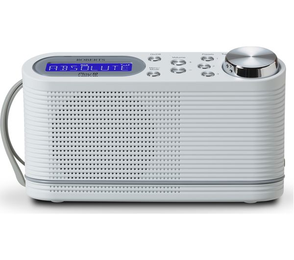 PLAY10W ROBERTS PLAY 10 Portable DAB+/FM Radio White Currys Business