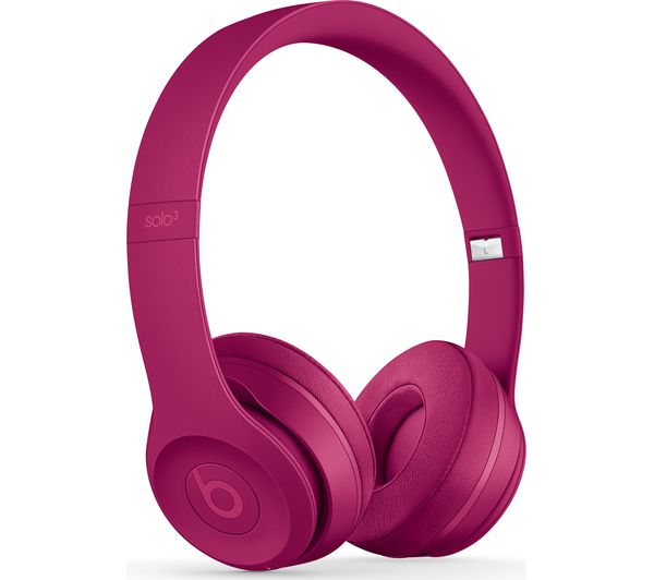 MPXK2ZM A BEATS Solo 3 Neighbourhood Wireless Bluetooth Headphones Brick Red Currys Business