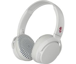 SKULLCANDY Riff Wireless Bluetooth Headphones - White, Grey & Crimson