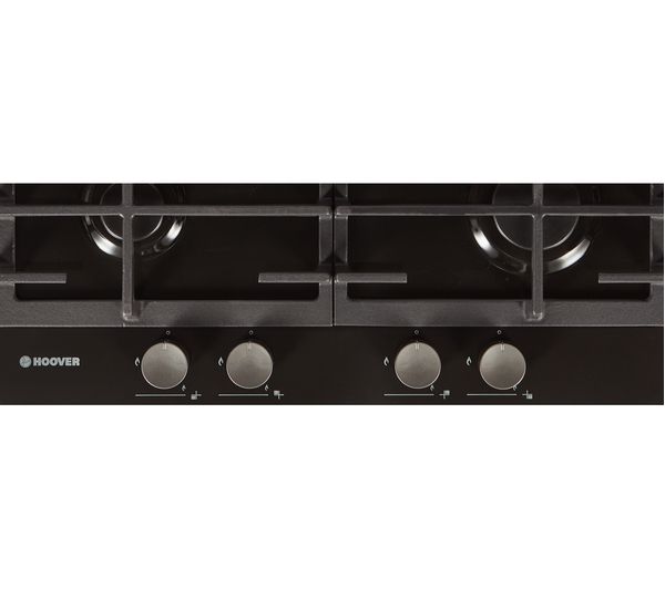 Buy HOOVER HHOB 300 GAS HHG6BRMB Gas Hob Black Free Delivery Currys