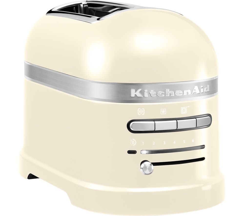 KITCHENAID Artisan 5KMT2204BAC 2-Slice Toaster - Almond Cream, Cream KITCHENAID Artisan 5KMT2204BAC 2-Slice Toaster - Almond Cream, Cream