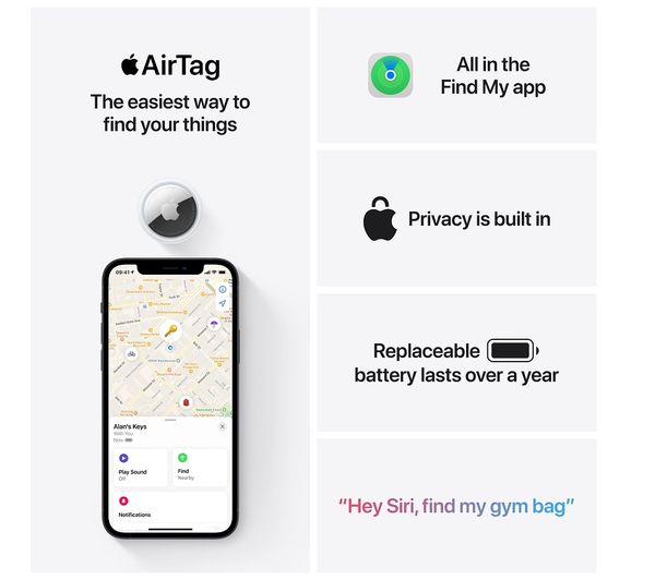 Apple AirTag Bluetooth Tracker 6