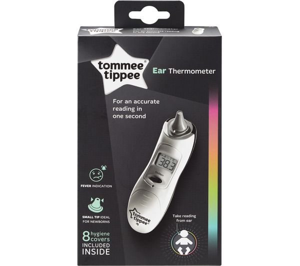 42302041 TOMMEE TIPPEE Digital Ear Thermometer White Currys Business