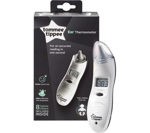 42302041 TOMMEE TIPPEE Digital Ear Thermometer White Currys Business