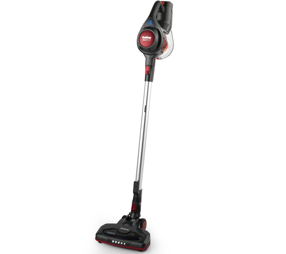 BELDRAY Air Stream 550 PET Cordless Vacuum Cleaner - Silver, Black & Red, Silver