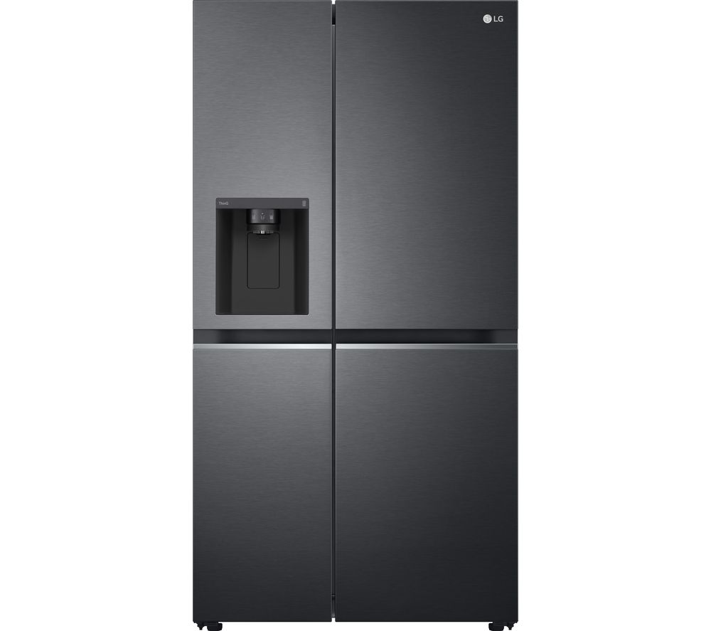 LG NatureFRESH GSLV70MCTF American-Style Smart Fridge Freezer - Matte Black