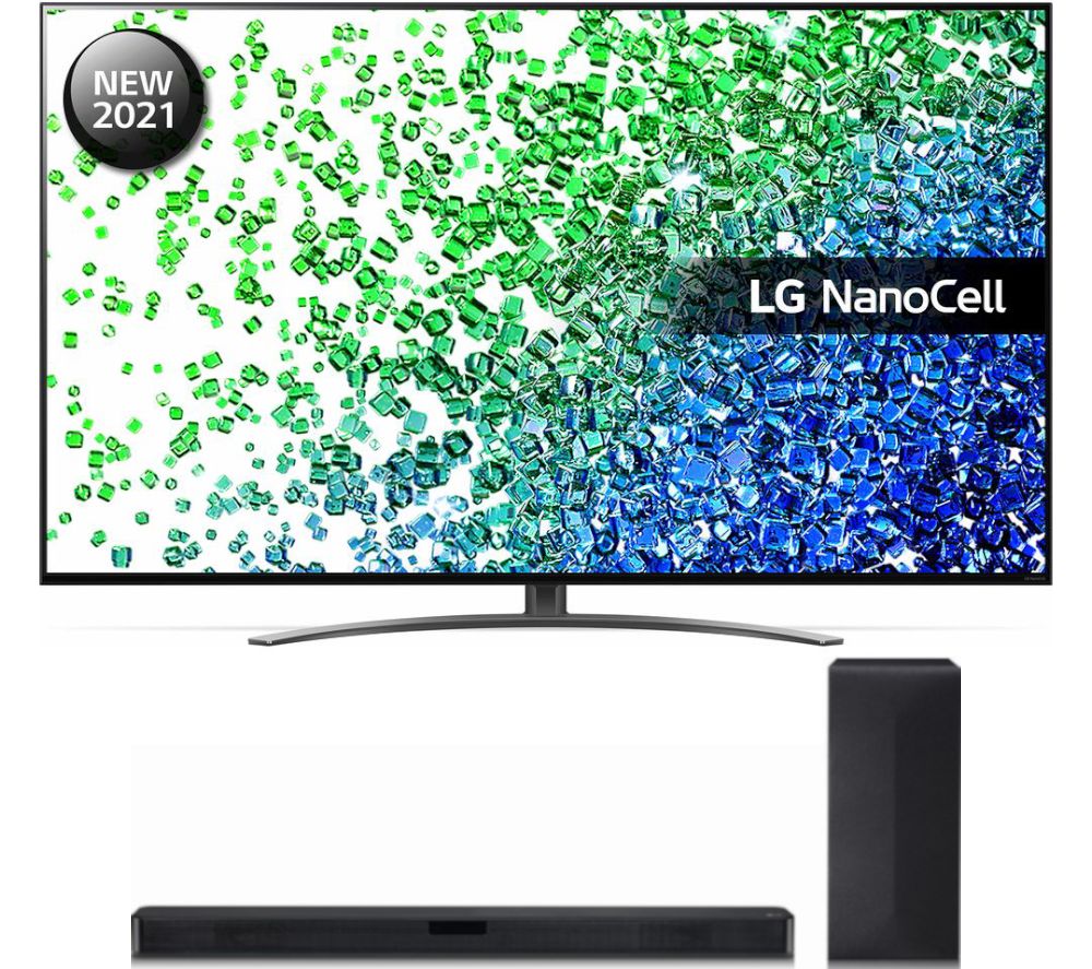 65" LG 65NANO816PA  Smart 4K Ultra HD HDR LED TV & Wireless Sound Bar Bundle