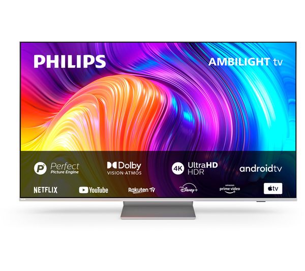 8718863034156 - PHILIPS Ambilight 55PUS8807/12 55 Smart 4K Ultra HD HDR  LED TV with Google Assistant - Currys Business