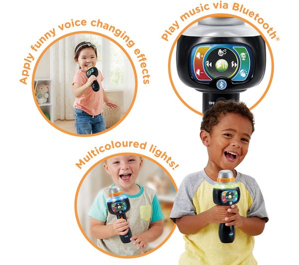 551003 VTECH Singing Sounds Karaoke Microphone Black Currys Business