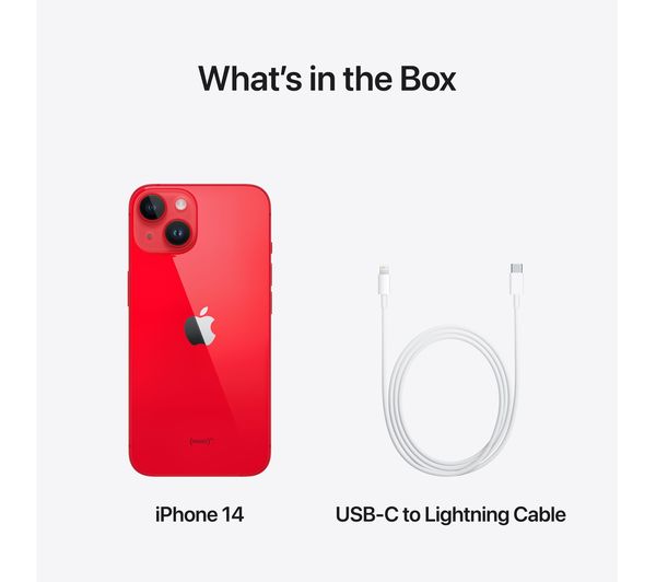 MPVA3ZD/A - APPLE iPhone 14 - 128 GB, (PRODUCT)RED - Currys Business