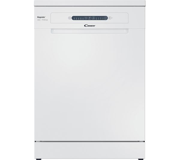 Candy Rapido Cf 3e9l0w Full Size Wifi Enabled Dishwasher White