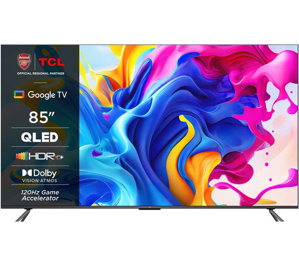 TCL 85C645K 85 Smart 4K Ultra HD HDR QLED TV with Google Assistant