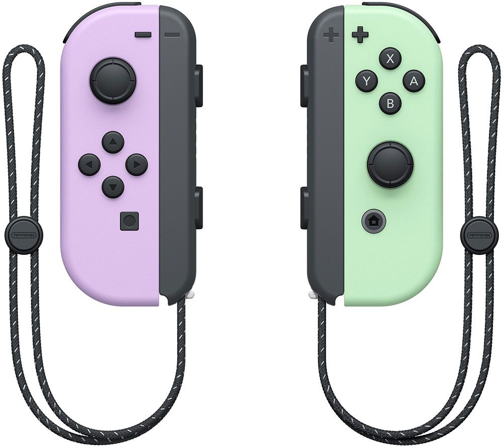 Switch Joy-Con Wireless Controllers - Pastel Purple & Pastel Green
