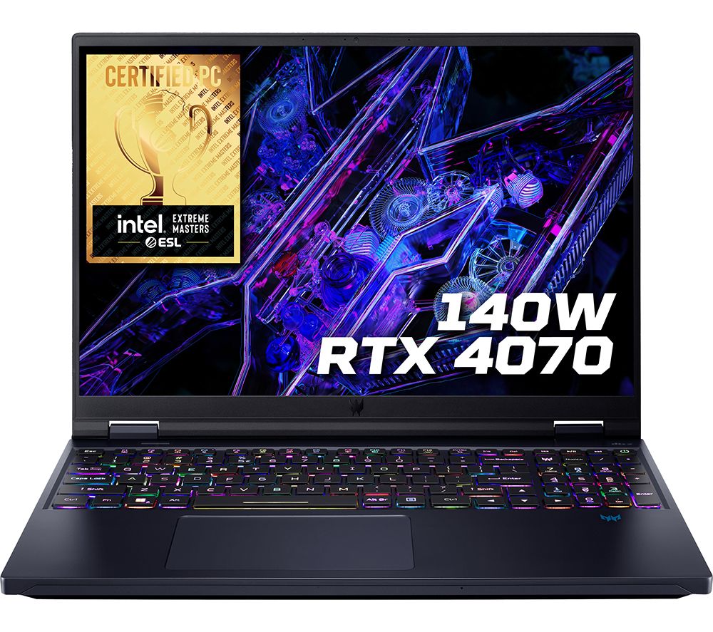 Predator Helios 16" Gaming Laptop - Intel® Core™ i9, RTX 4070, 1 TB SSD