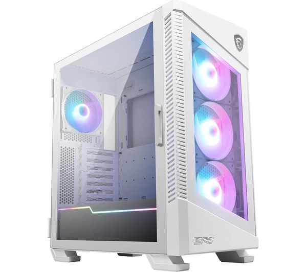 Msi Mpg Velox 100r Atx Mid Tower Pc Case White
