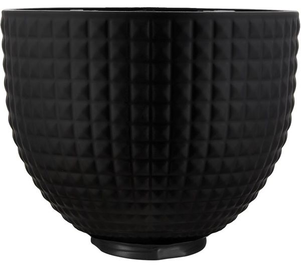 Kitchenaid 5ksm2cb5ls Ceramic 47 Litre Mixing Bowl Black Studded