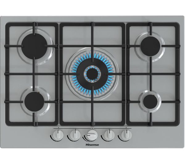 HISENSE GM773XF 71 cm Gas Hob Stainless …