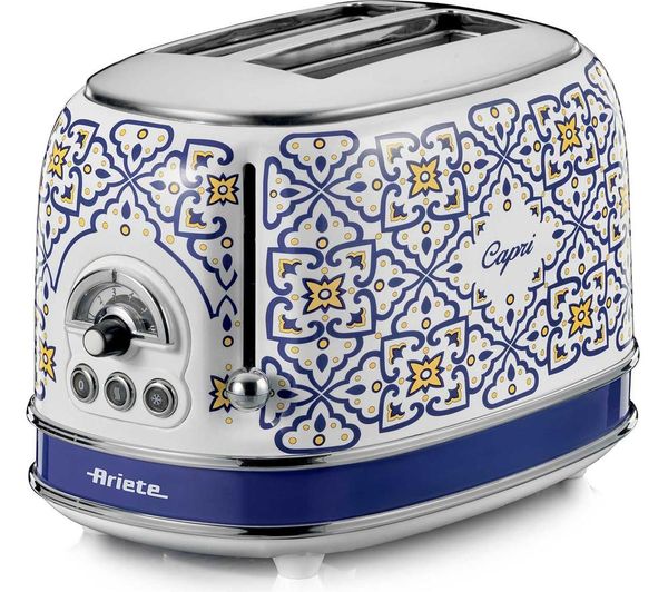 Ariete Capri 0155 1c 2 Slice Toaster Blue