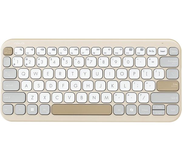 Asus Marshmallow Kw100 Wireless Keyboard Oat