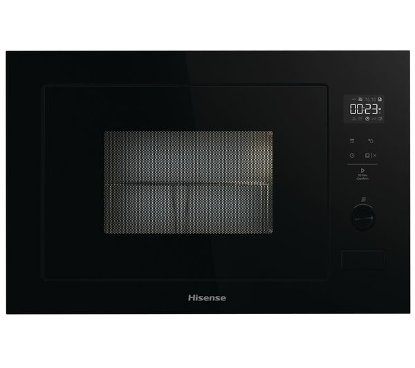 An image of HISENSE BIM325G52BGUK Built-in Microwave with Grill - Black