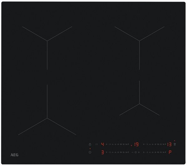 An image of AEG 5000 SaphirMatt SE TO64IA00IT 60 cm Electric Induction Hob - Black