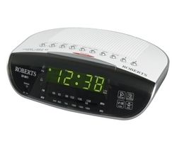 ROBERTS CR9971 Chronologic VI FM Clock Radio - Silver